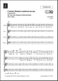 Cantate Domino Canticum Novum-Chor SATB Choral Score cover